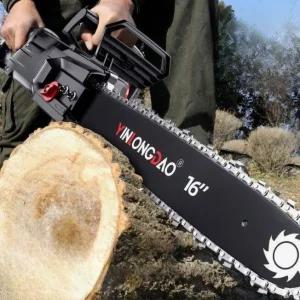 16인치 유선 전기톱 장작 벌목톱 체인톱 소형 핸드헬드 가정용 절단