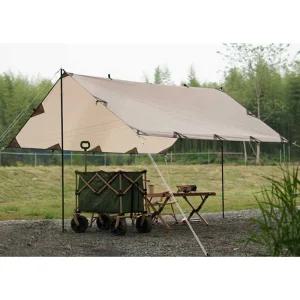 캠핑장 A형텐트 글램핑 쉘터 썬쉘터 텐트 디럭스