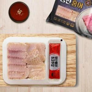 국내산 영산포 숙성홍어회 모듬살 100g×10팩+ 초고추장 20g×10팩