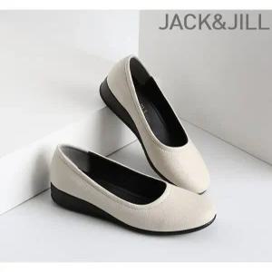 [잭앤질]잭앤질 둥근 앞코 웨지 펌프스(JA4Z108)