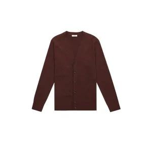 [하프클럽/BY파크랜드]베이직 액티브 브라운 가디건-AA1WC322