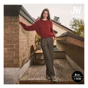 제이슨우 샥스킨 세미와이드 턱팬츠 Long3cm 버건디 체험 553797