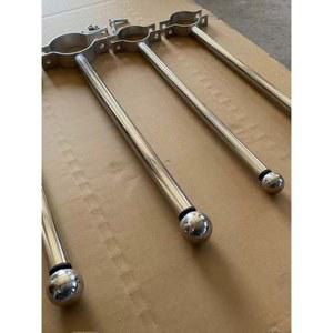 가로등 배너 거치대 홍보물 블랙 60 1 가로등현수기 8cm 스탠드얼론 아연도금