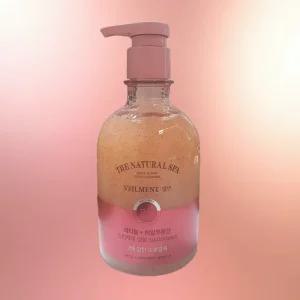 온더바디 벨먼 내추럴 스파 수분광채 사해소금 스크럽 바디워시 블랙로즈향 400ml, 1개