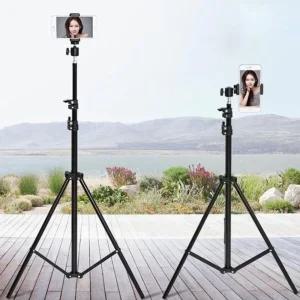 거치대 2.1m 촬영 카메라 삼각대 스마트폰 셀카/스탠드/휴대용/휴대폰/받침대/휴대전화/헨드폰/다리/테블릿