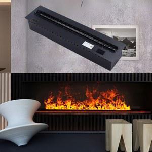 대형 벽난로 불멍 수증기 LED광원음성제어1000MM 대형불멍가습기 감성