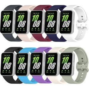 삼성 갤럭시 FIT 3 워치 밴드 호환, SM-R390 스마트워치용 실리콘 통기성 퀵 릴리스 스트랩 액세서리