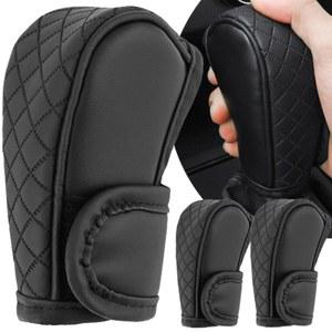 기어봉커버 자동차 시프트 핸들 커버 패션 PU 가죽 그립 미끄럼 방지 보호 노브 인테리어 액세서리