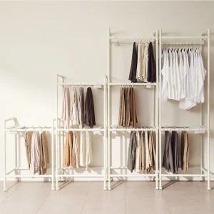 철제 이동식 바지걸이 행거 모음 카트형 트롤리