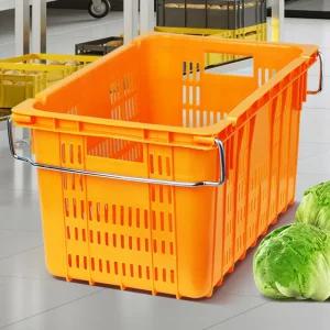 F플라스틱박스 소 적층바구니 농산물 대형수납 콘티/박스/상자/플라스틱/소쿠리/수납/대형/바케스/이삿짐