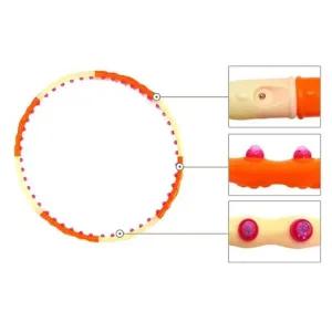 스포츠 훌라후프 1.2kg 1P 초급자 에어쿠션 돌기 지압 (WFJXQ09)