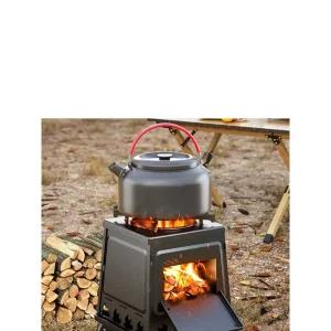 장작난로 나무 목재 펠릿 연소기 불보기창 캠핑 쿠커 단일상품