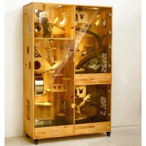 대형 친칠라케이지 햄스터 애완 동물 놀이터 사육장 케이지 - A타입