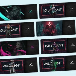 발로란트 게이밍 장패드 L 800x300x4mm