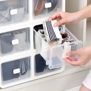 속옷 봄 양말 적층 칸칸이 수납 서랍 데일리 정리 함 양말정리함 칸칸이정리함 속옷정리
