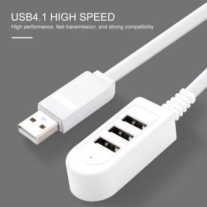 usb연장선 3개의 새로운 3포트 멀티 USB 허브 5V 분배기 충전기 연장 케이블 외부 USB3 1개