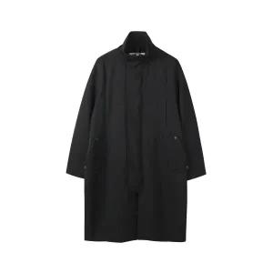 [롯데백화점]커스텀멜로우 블랙 밴드 칼라 트렌치 코트 CWCAA24002BKX