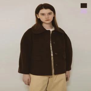 [원더플레이스][꼬모니노즈(COMO NINOZ)] 우먼 벌룬 숏 크롭 자켓