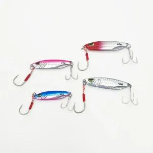 바다낚시 루어낚시 크롬 메탈지그 홀로그램 블루 30g