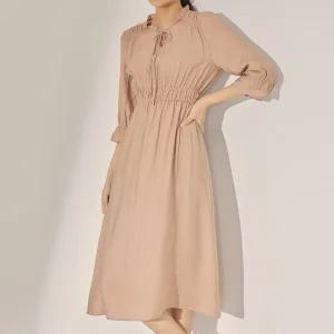 [미쏘]셔링 포인트 롱원피스(MIWOWA811B)