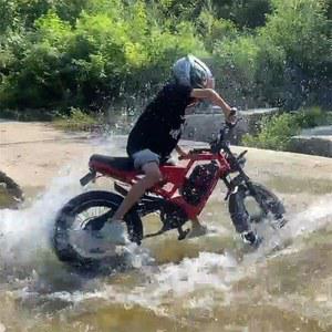 MTB 최대출력1800W15AH 스로틀 신형 팻바이크 자토바이 전기자전거 동도R8 산악용