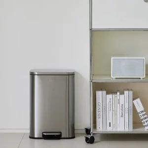 한샘 디럭스 스텐페달 휴지통 20L (실버)