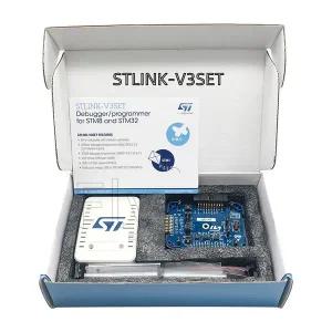1 x STLINK-V3SET 프로세서 기반 STM8S STM32 프로그래머 5V USB 2.0 JTAG DFU 정통 복제되지 않은 ST LINK