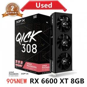 XFX RX 6600 XT 6600XT RX6600 XT 8GB 그래픽 카드 AMD GPU Radeon RX6600XT RX6600 XT GDDR6 비디오 카드