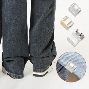 바지단 줄이기 청바지 기장 바지 밑단 수선 고정 클립 셀프 끌림 방지 집게 옷핀 길이 옷