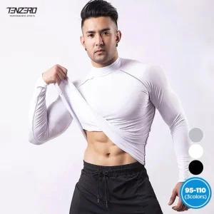 텐제로 남성 런닝 스포츠 언더레이어 롱슬리브 긴팔티셔츠 헬스 자전거