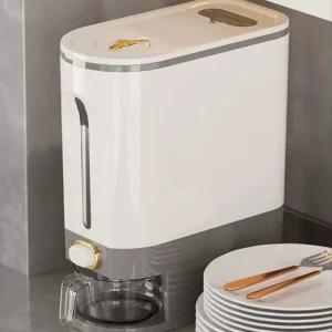 원터치 대용량 계량형 쌀통 5kg 10kg 잡곡 쌀 보관함/쌀용기 밀폐쌀통 밀폐형쌀통 진공밀폐쌀통 소분쌀통