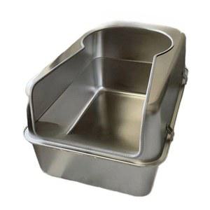 스테인레스 고양이 화장실 대형 완전 스텐 회색 특대형