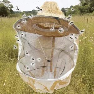 양봉모자 벌초 모자 방충망모자 날파리 벌망모자 해충방지 OP