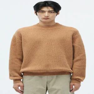 시리즈 역시즌 [series] 투톤 루즈핏 크루넥 풀오버 SAWAW24502ORX