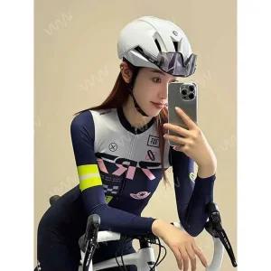 여름 야외 탑 저지 긴소매 사이클링 자전거 제품 반소매 활동 레저 상의