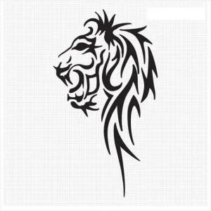 D24 사자02 대형 데칼스티커 TKL-31 활용도높은 편리한 튜닝스티커 꾸미기 자동차튜닝