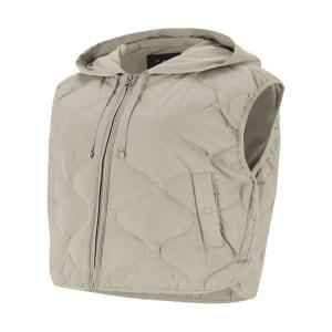 [피에이티/ PAT] 25 F/W 신상 여성 후디드 집업 덕다운 베스트 1L-81401