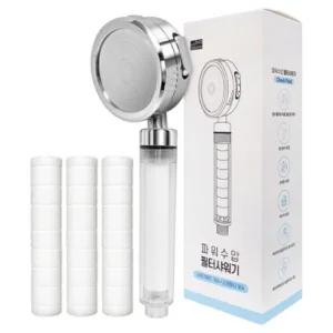 듀오솔루션 3단계 자유회전 파워수압 필터샤워기