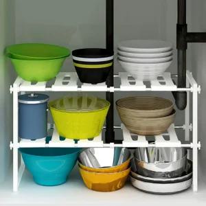 싱크대하부장선반 주방 냄비 싱크대 선반 정리대/하부장/수납/식당/어린이집/유치원/급식실/학교/업소/위생