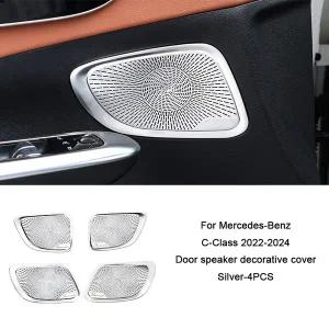 벤츠 C 클래스 W206 S206 -2024 용 스마트차 중앙 제어 커버 문짝 스피커 오디오 뚜껑 트위터 공기 배출구