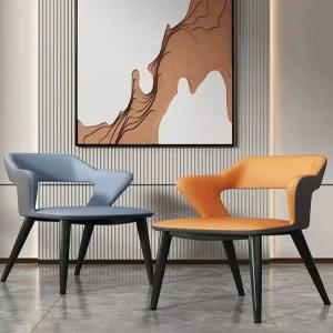 가죽 다이닝체어 식탁의자 등받이 편한 식탁 모던 테이블의자