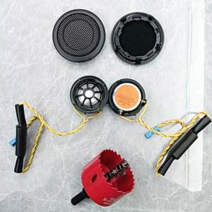 자동차 고음 오디오 경적 문 트위터 스피커 커버 액세서리, BMW F30 F31 F32 F33 F34 F20 F21 F22 F23 F45 F47 F54 F55 F56