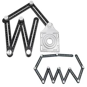 고품질 각도조절 타일시공 만능관절자(6관절) 스마트줄자 산업공구 (WC2606F)