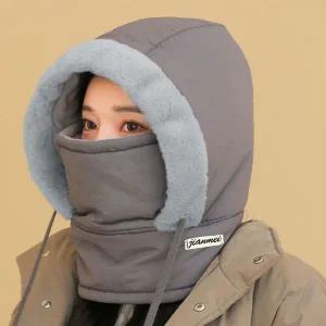 [콩심팥심]후드 겨울 스타일 멀티 올인원 넥워머 패딩 남여공용