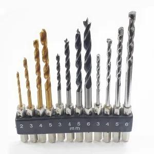 철기리 목공 콘크리트 기리 드릴날 세트 12P - 철재 쇠/타일/석재/드릴/비트/비트날/기리날/건식/천공/타공