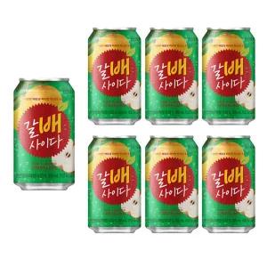 아트박스/마전동상회 해태 갈배사이다 뚱캔 갈아만든배 음료수 355ml 24개