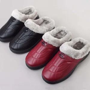 다용도 방수 털슬리퍼 엄마 할머니 방한화 겨울신발