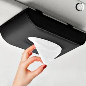 차량용 티슈 케이스 자동차 휴지 커버 선바이저 걸이형 암레스트 미끄럼방지