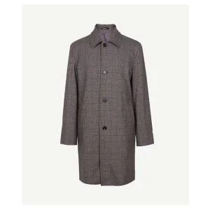 [지스테이지] 레드 윈도우페인 체크 맥 코트 ZEEC33201