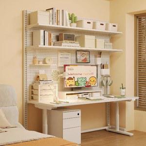 책상 타공 선반 정리대 책장 철제 타공보드 스탠드형 앵글 책상위